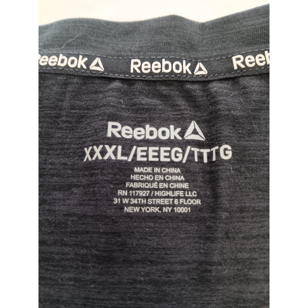 Reebok Women's XXXL 3X Athletic T Shirt Short Sleeve Performance Black - Picture 6 of 9